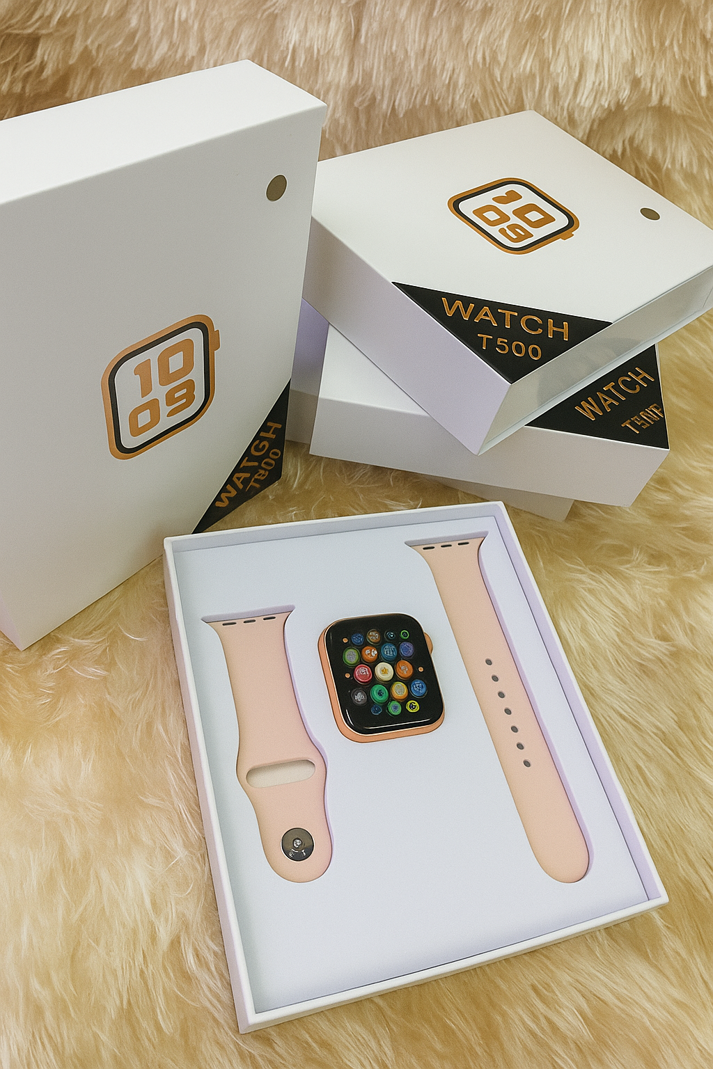 Smartwatch T500 + Audifono Pro 5 mini + Bolso Antirrobo