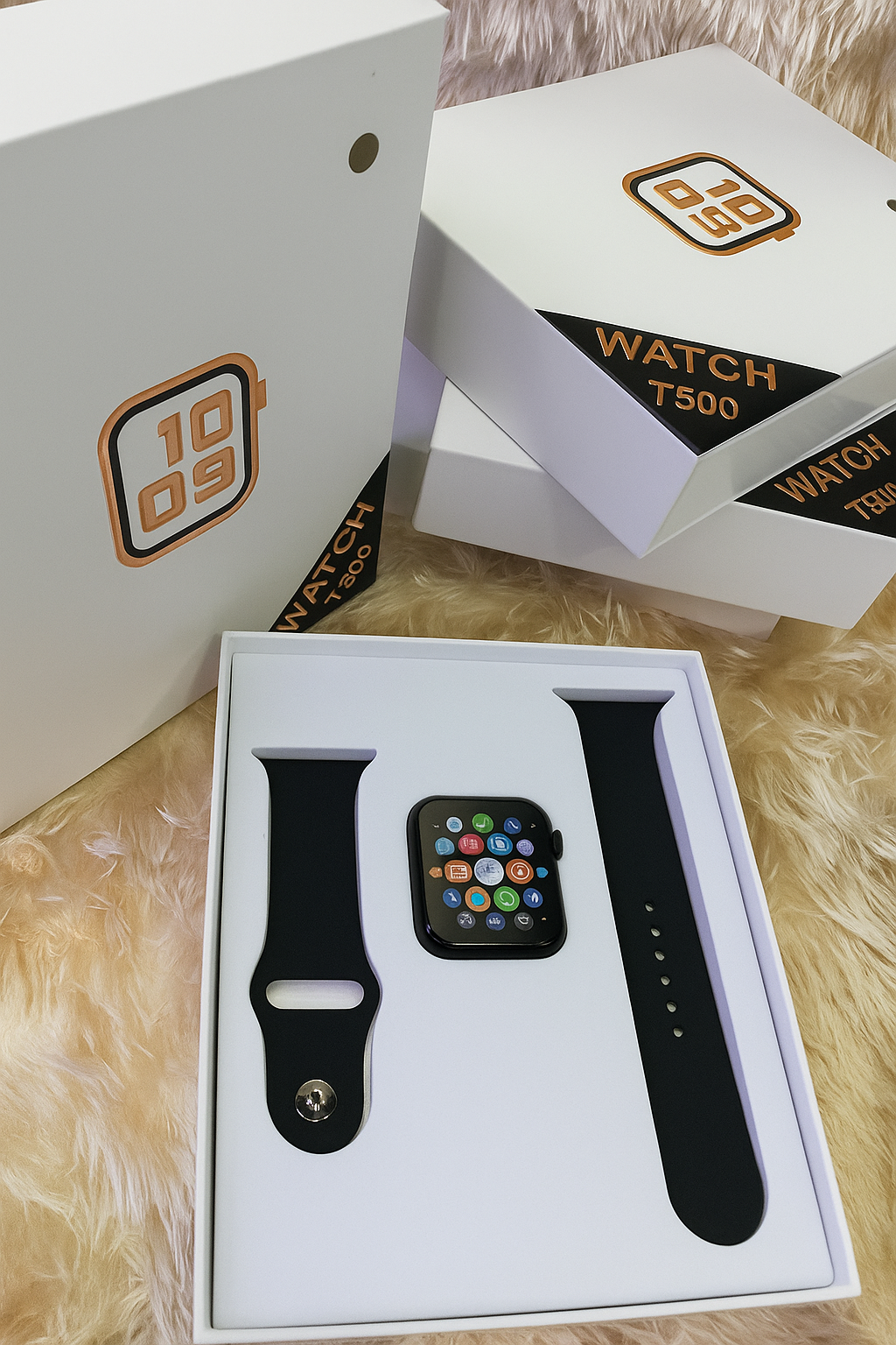 Smartwatch T500 + Audifono Pro 5 mini + Bolso Antirrobo