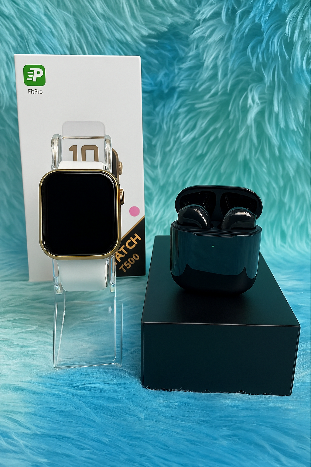 Smartwatch T500 + Audifono Pro 5 mini + Bolso Antirrobo