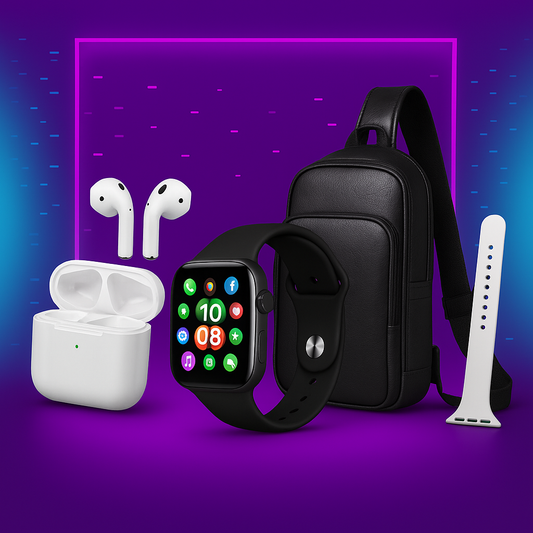 Smartwatch T500 + Audifono Pro 5 mini + Bolso Antirrobo